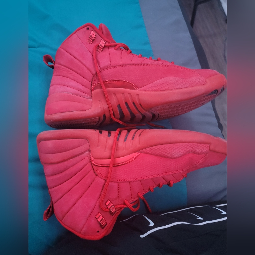 Gym red Jordan 12's size 11